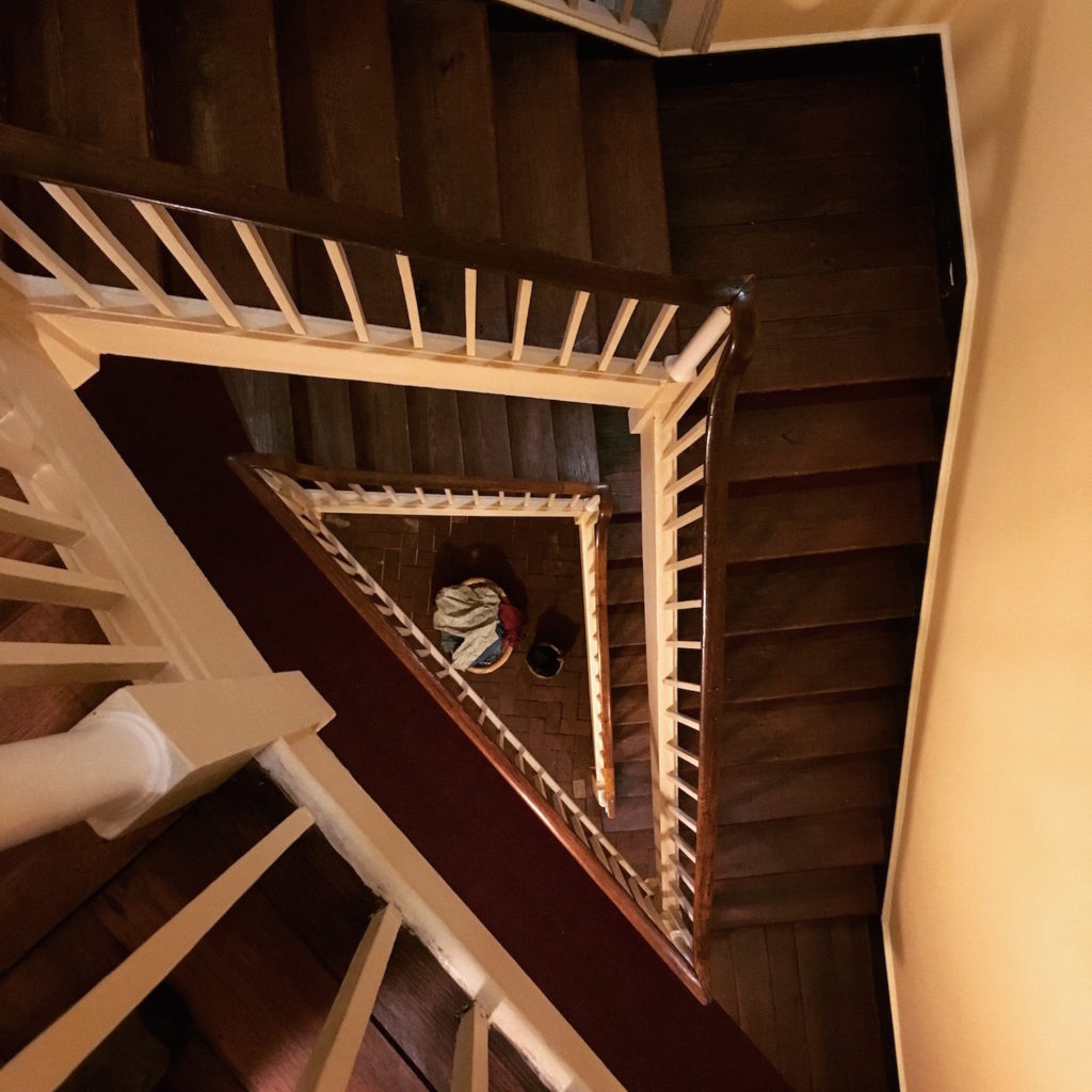 Octagon House servants' staircase