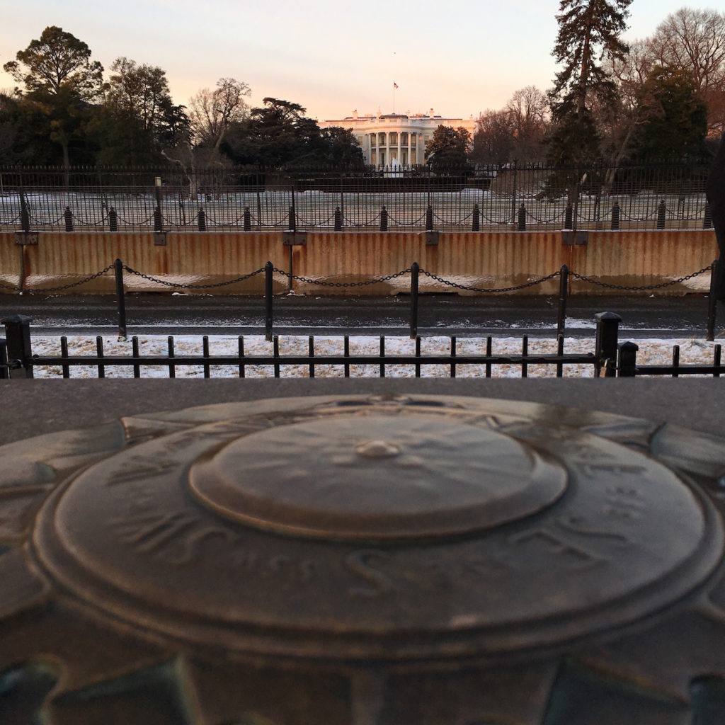 View of the White House from the Zero Milestone