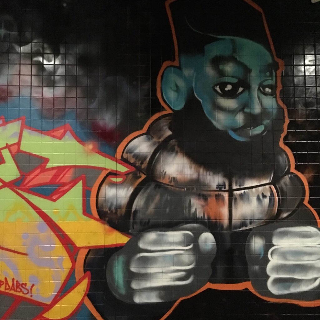 Dupont Underground - spray-painted man