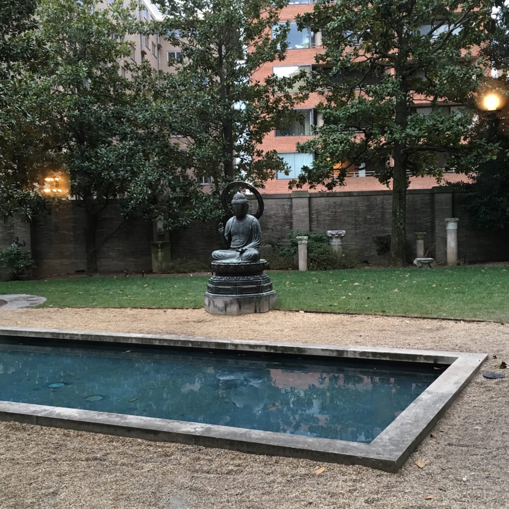 Anderson House - Buddha statue in the Hoyt Garden