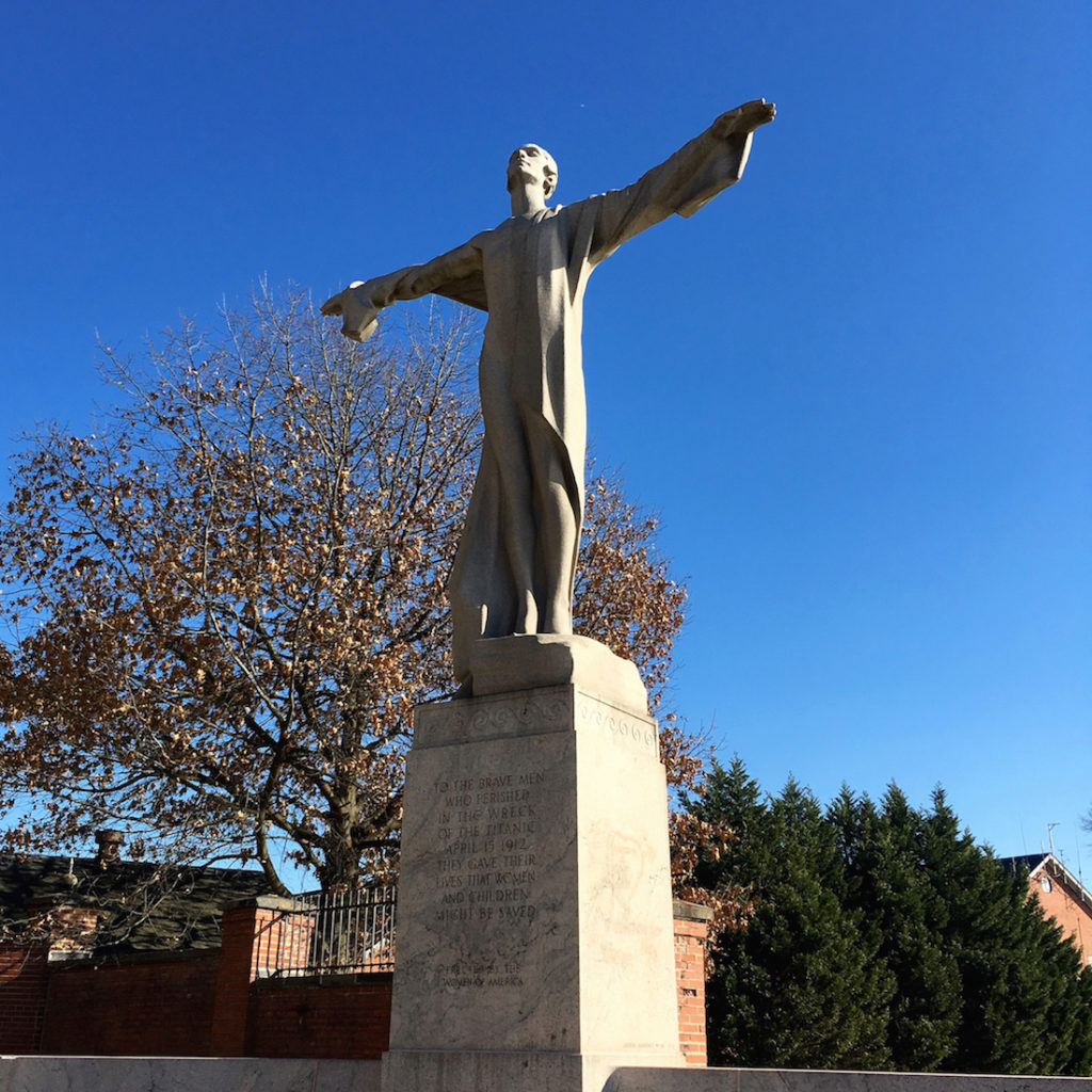 Titanic Memorial - front of memorial