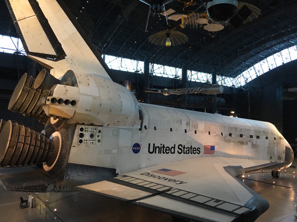 Discovery Space Shuttle at the National Air and Space Museum, Steven F. Udvar-Hazy Center