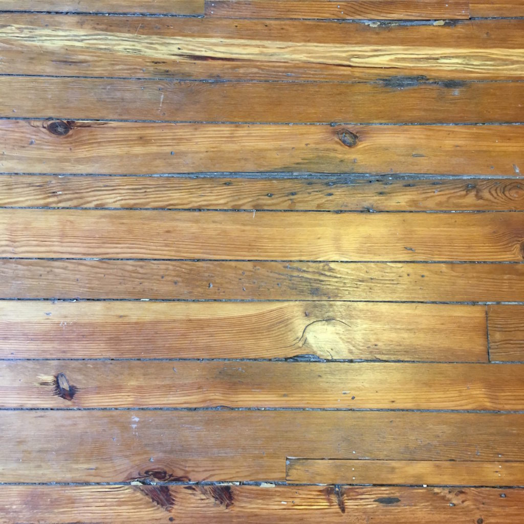 Original wood floors in the Carter G. Woodson Home