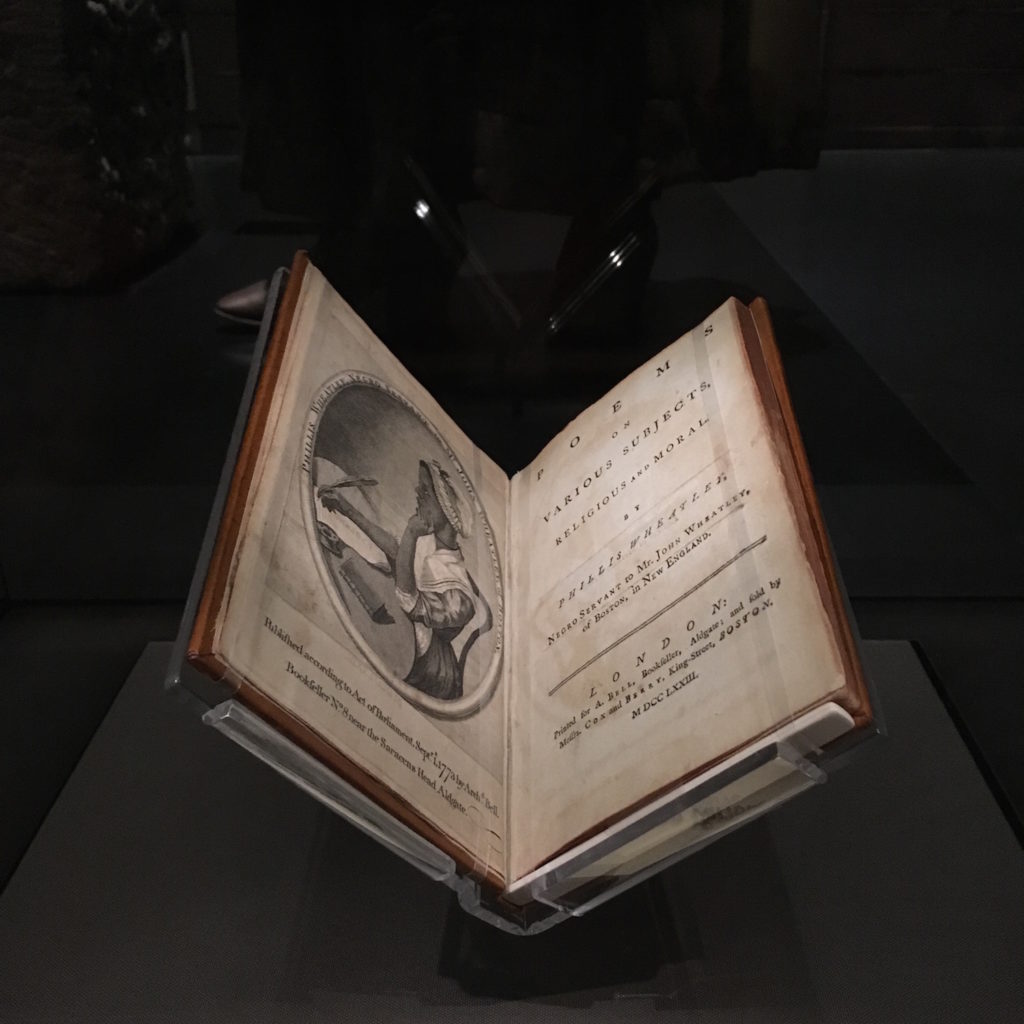 Museum of African American History and Culture - Phillis Wheatley's book of poems
