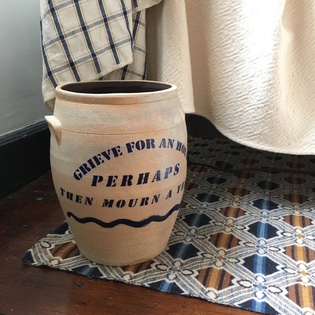 Centennial of the Everyday - Grieve for an hour stoneware vessel