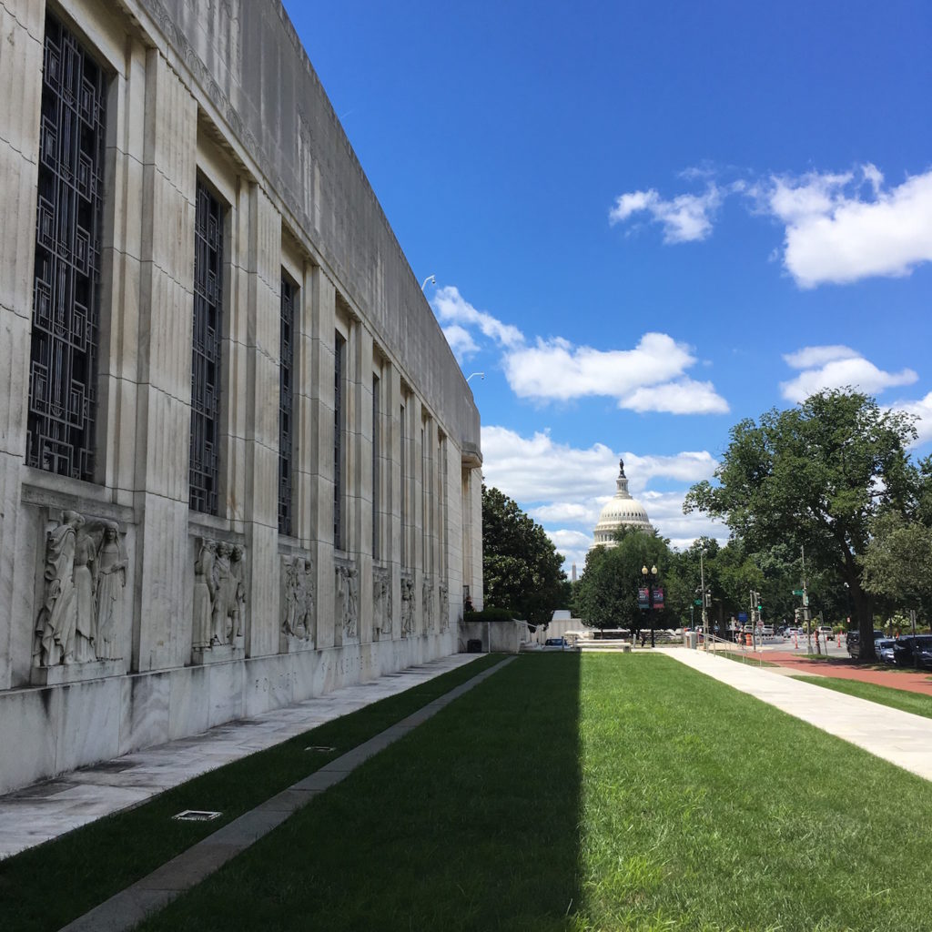 Folger Shakespeare Library - View of the Capitol Building