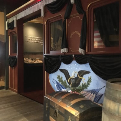 Petersen House - Funeral train and exhibit on Lincoln's burial