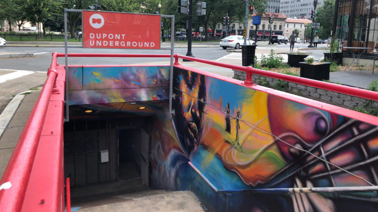 Dupont Underground - entrance stairs