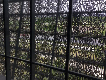 Museum of African American History and Culture - Ornamental metal lattice from the interior