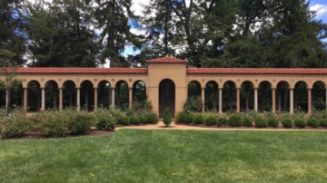 Franciscan Monastery - portico and upper gardens