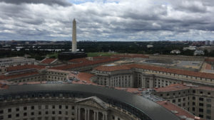 Old Post Office Tower - view of Washington Monument