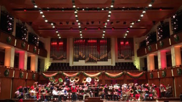 Merry TubaChristmas - Tuba players onstage at the Kennedy Center