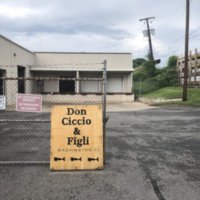 Don Ciccio & Figli - Entrance sign
