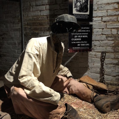 Freedom House Museum - Enslaved person diorama