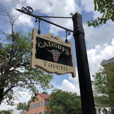 Gadsby's Tavern - Tavern sign