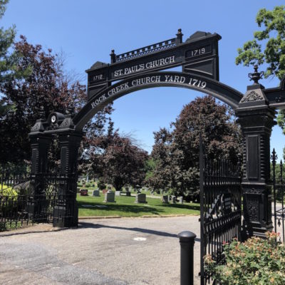 Rock Creek Cemetery - Entrance gate
