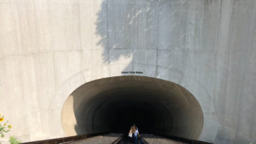 HIV AIDS Caregivers Memorial - Escalators into Dupont Metro station