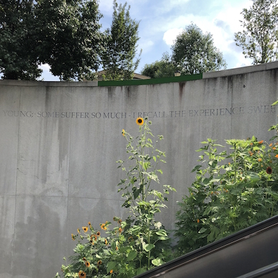 HIV AIDS Caregivers Memorial - Poetry as you enter the Dupont Metro station