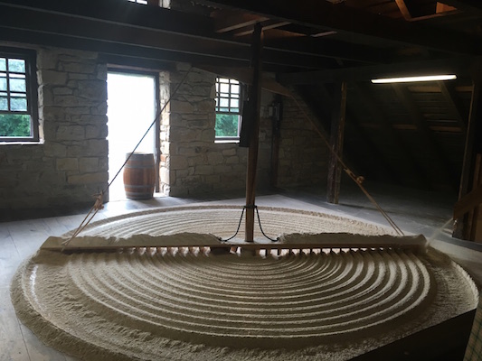 George Washington's Distillery and Gristmill - Cooling grain
