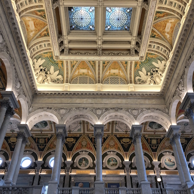 Library of Congress - Stained glass ceiling