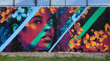 POW WOW DC - 2019 Mural on Metropolitan Branch Trail by Tracie Ching