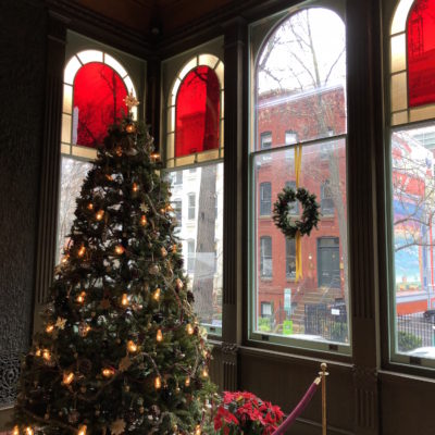 Christkindlmarkt - Christmas tree in the sunroom