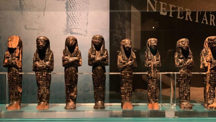 National Geographic Museum - Shabtis around Nefertari's sarcophagus