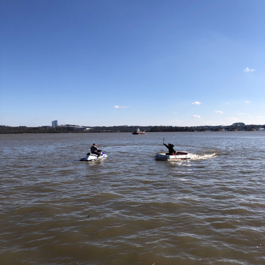 Waterskiing Santa Adventures in DC