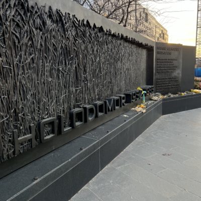 Holodomor Memorial close up
